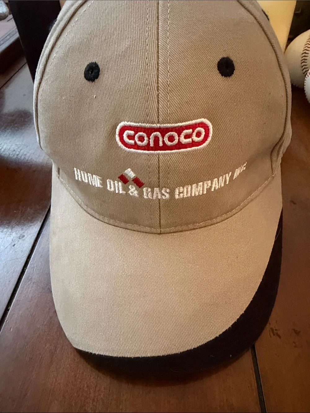 Khaki Baseball Cap - Branded Home Oil & Gas Promotional Hat